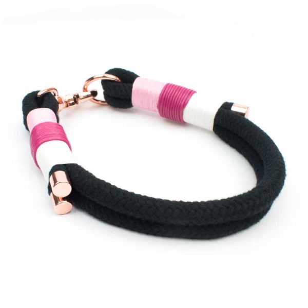 Halsband Tau Pink und Rosa Roségold