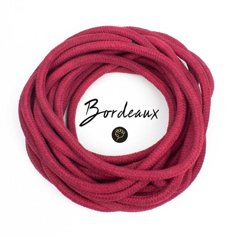 Tau Seil Farbe Bordeaux